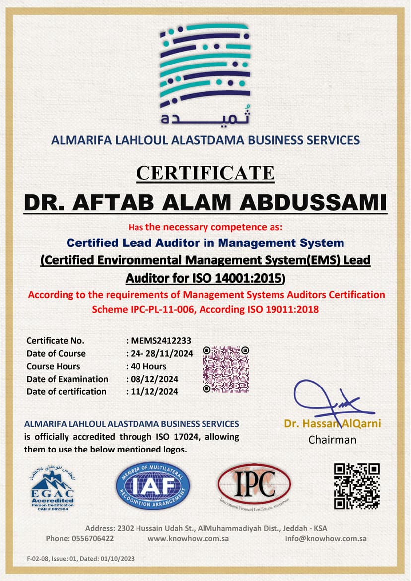 Certification 1
